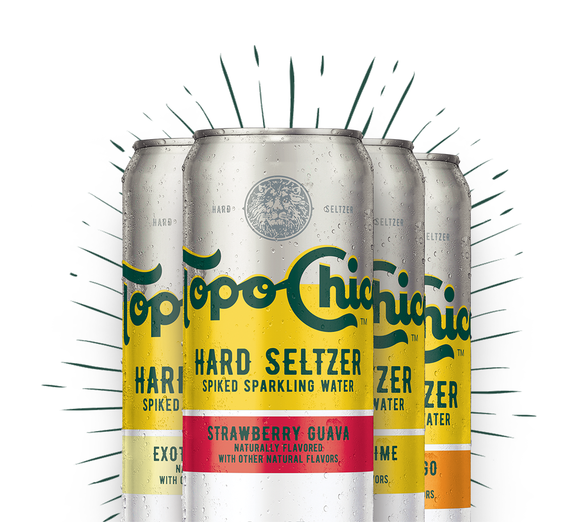 Topo Chico cans