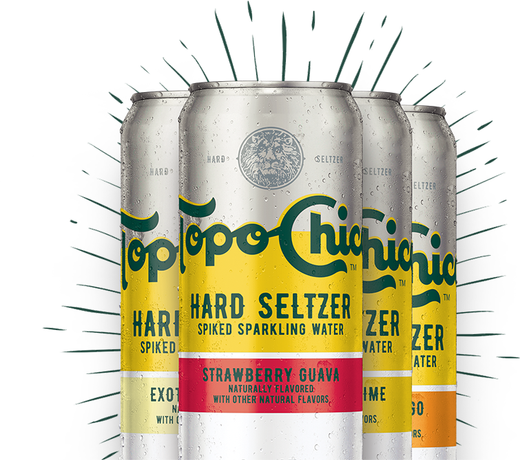 Topo Chico cans